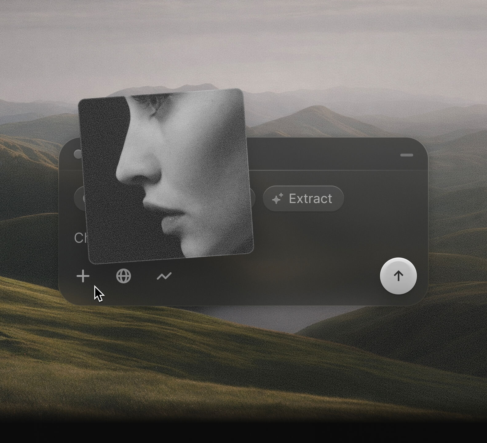 Kero report generation interface with document extraction controls